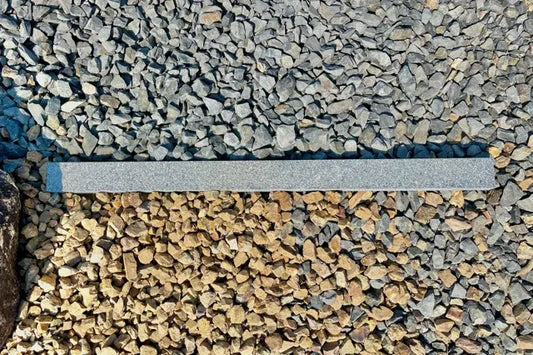 ストライプグラニットスリム グレー(見切り、石畳など)