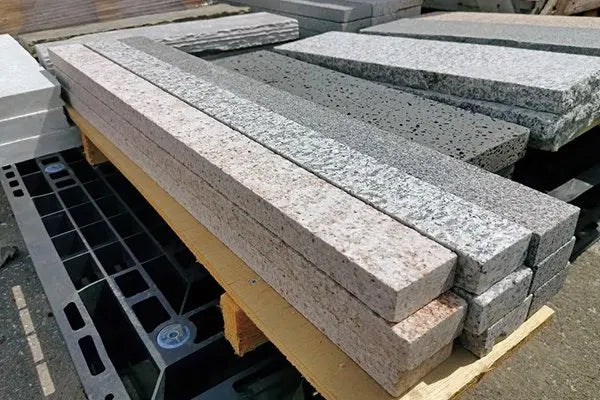 ストライプグラニットスリム　グレー（見切り、石畳など）
