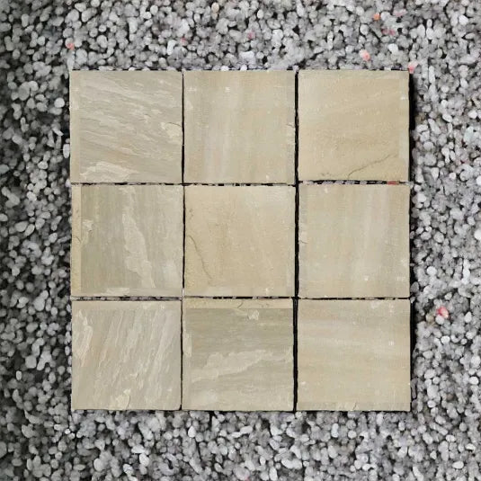 サンドストーン　ミント　300＊300＊20-40mm