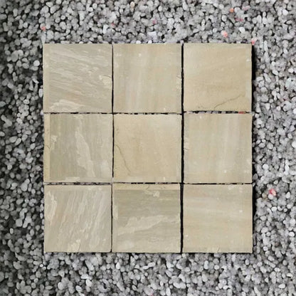 サンドストーン　ミント　300＊300＊20-40mm