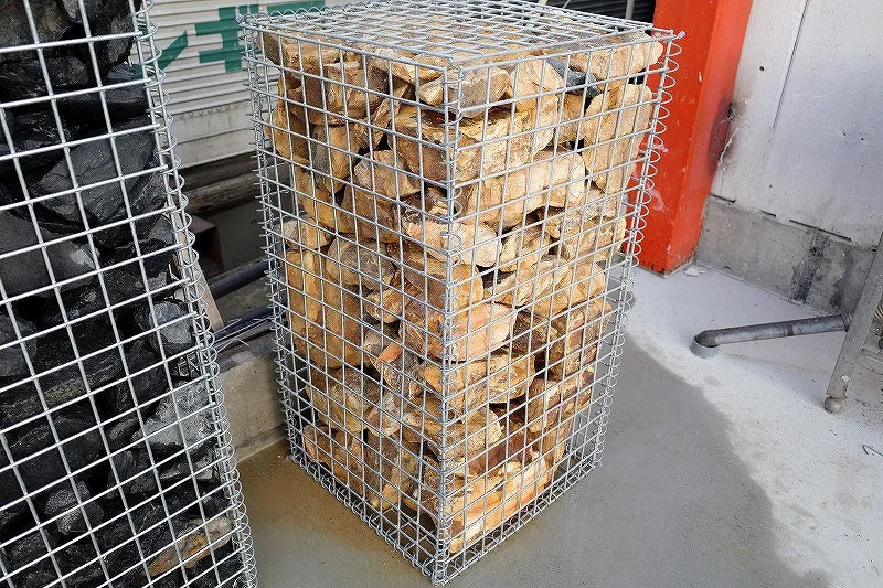 ガビオーネ　900＊450＊450mm（ガビオン、蛇籠）＊中に詰め込まれている石は別売りです。