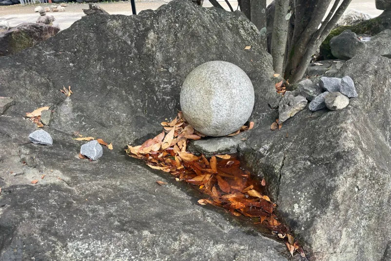 揖斐石　水鉢