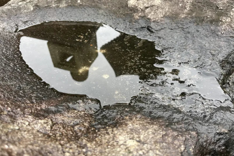 庵治石　水鉢　[11]