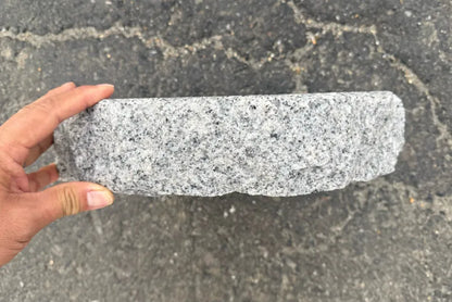 御影石飛石　白　450mm